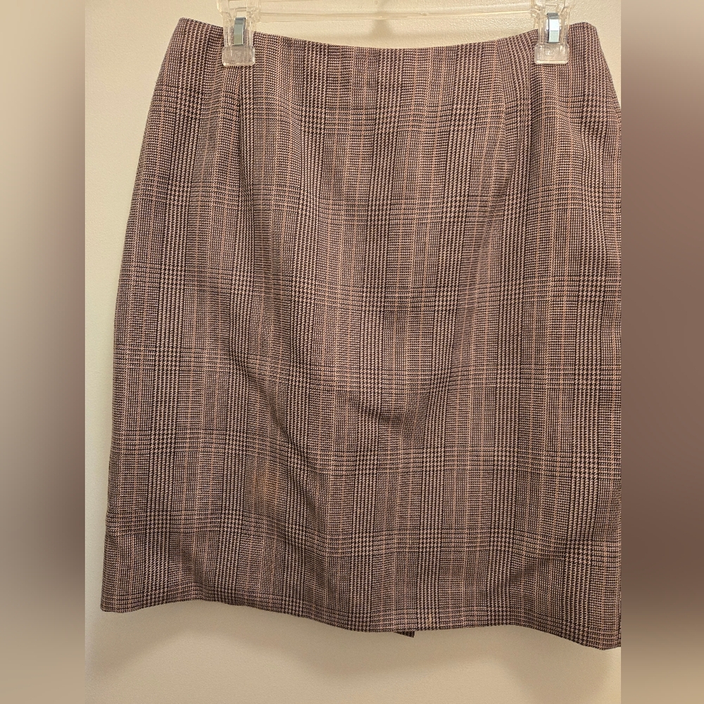 Classic Glen Plaid Women's Skirt Size 8